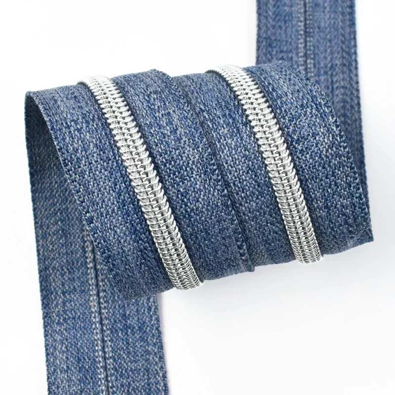 5 # Plastik reiß verschlüsse Klebeband von der Meter Kleidungs stück Spule Reiß verschlüsse Nylon Reiß verschluss zum Nähen Kleidung Reiß verschluss Reapirt Kit DIY Rucksack Zubehör: Gold / Option9