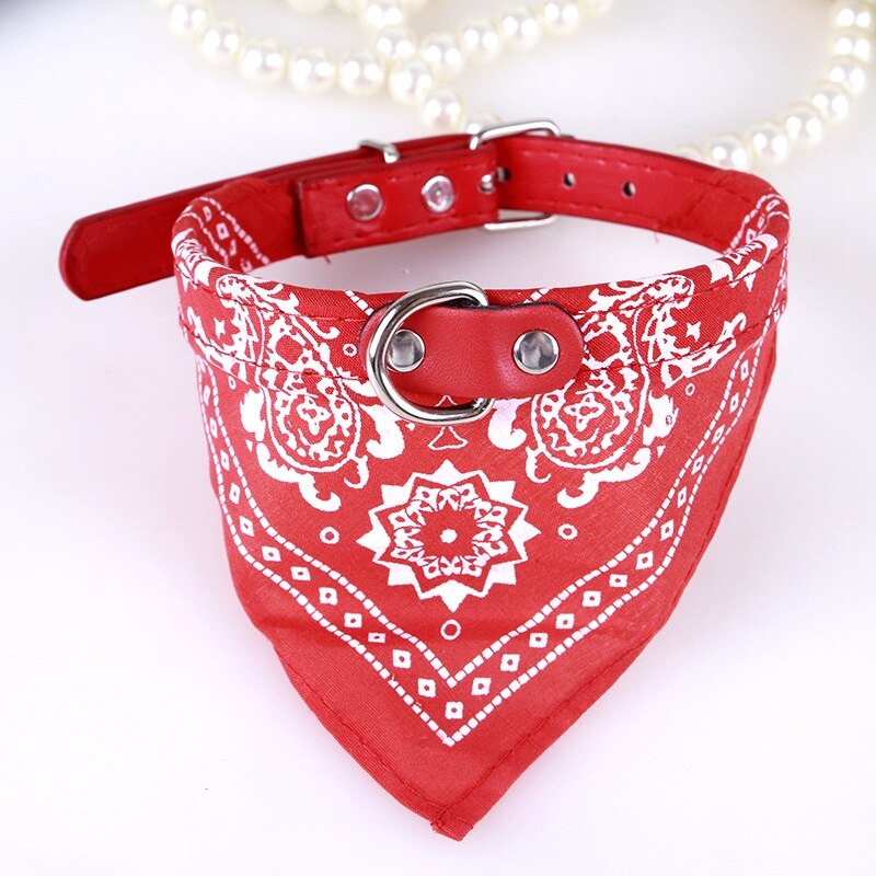 Verstelbare halsdoek voor honden, puppy's en katten, stropdas, bandana, halsband, halsdoek voor katten, accessoires voor kleine honden, verzorging, maat s/m/l/xl: Rood / Ik