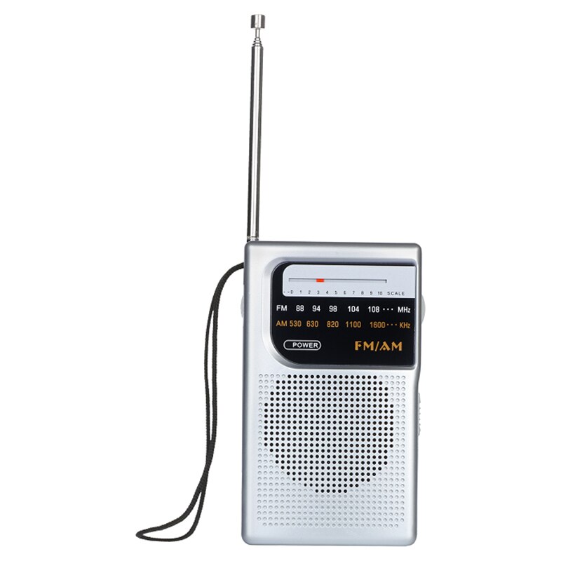 926 Mini Draagbare FM/AM Radio Zender en Ontvanger Luidspreker en 3.5mm Koptelefoon Poort Beroep Radio speler