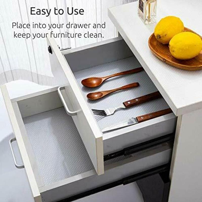 Reusable Translucent Cabinet Pad Paper Waterproof Pad Mildew-proof Paper Moisture-proof Drawer Liner Wardrobe Oil-proof
