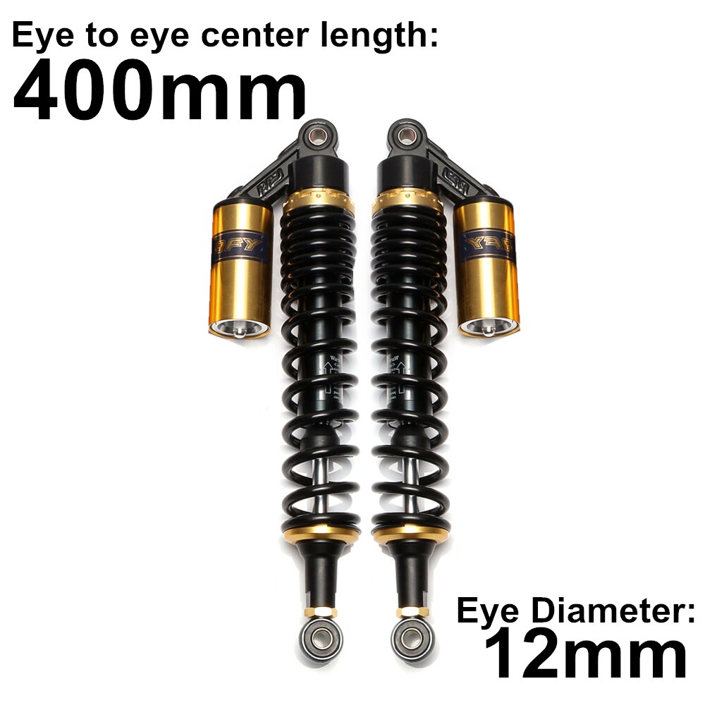 280mm 320mm 340mm 360mm 380mm 400mm 440mm moottoripyörän ilmaiskunvaimennin takajousitus mönkijä mönkijä nelipyörämoottori  d30