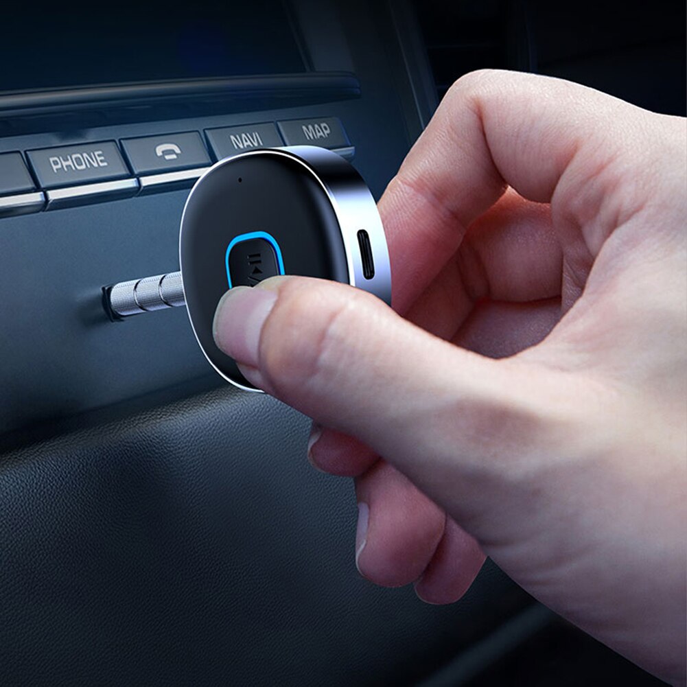 Bluetooth-compatible 5.0 Converter Audio Receiver for Phone/Laptop/Tablet 5.0 Bluetooth Adapter Stereo/3.5mm Wired Headphones