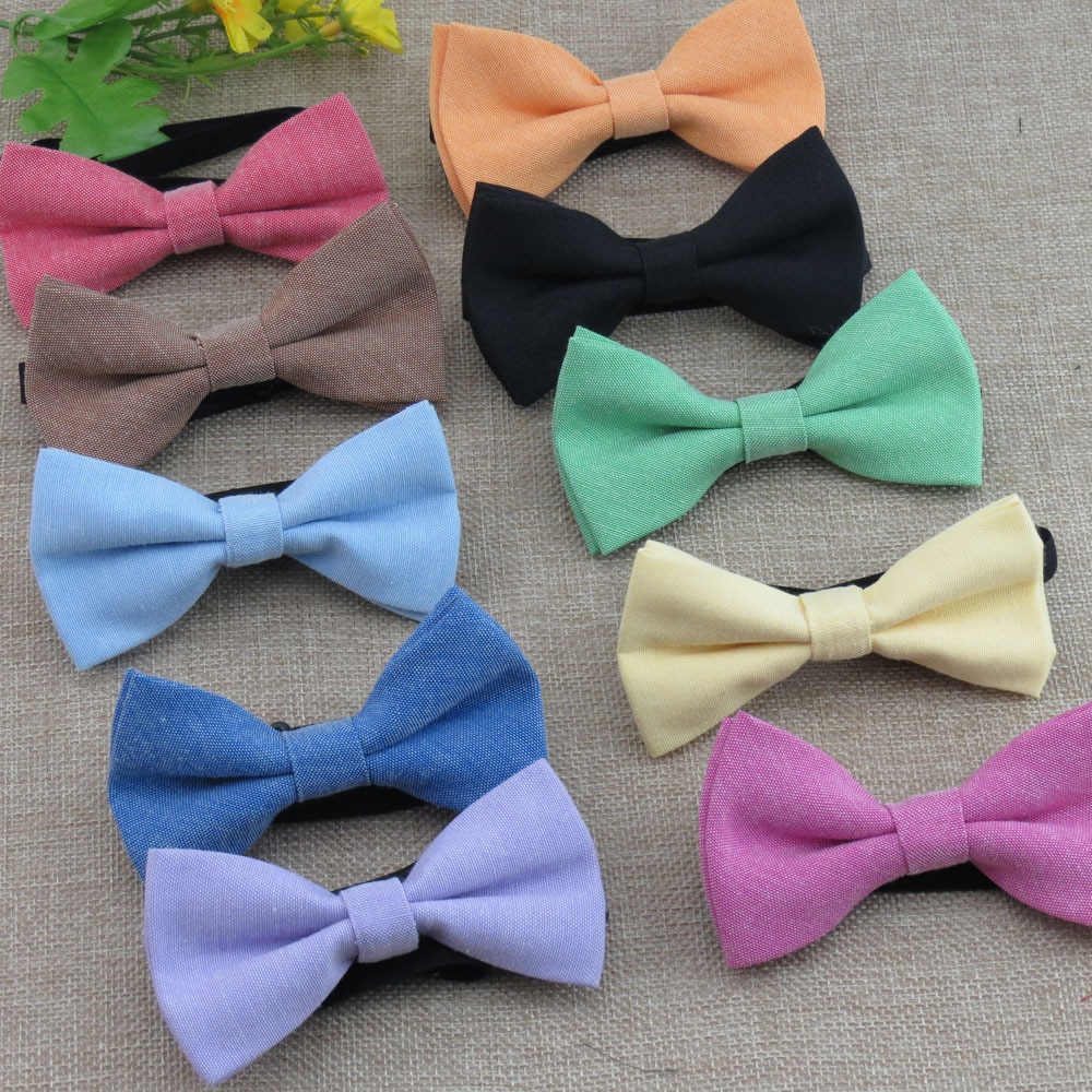 Bowtie voor Baby Jongens Verstelbare Katoen Strikjes Kinderen Jongen Banden Slanke Overhemd Accessoires Banket