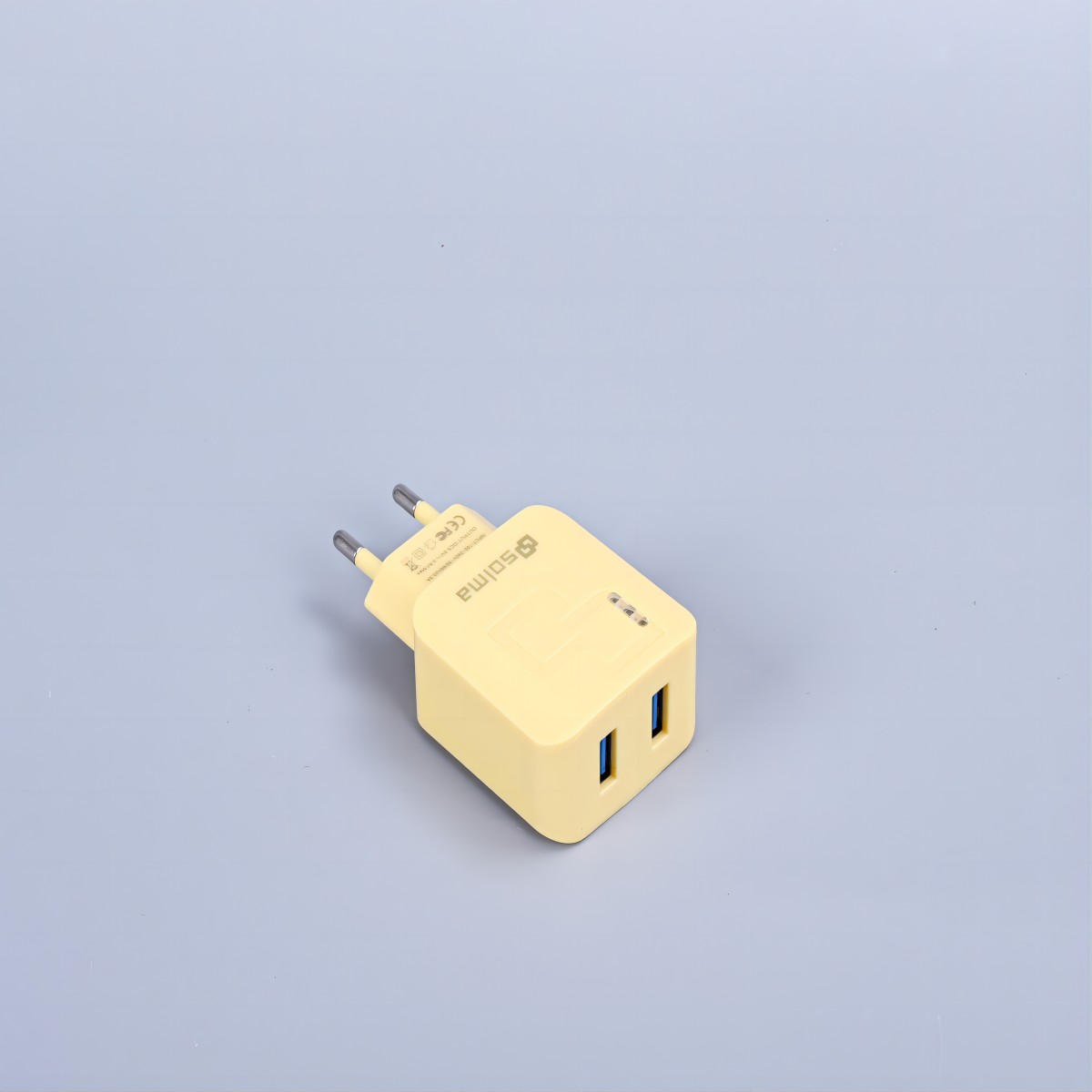 Adapter für Handy-Reiseladegerät, Lade-Indikator, Reise-Multi-intelligenter Kopf, leuchtender Port, Batterieladegerät: CH