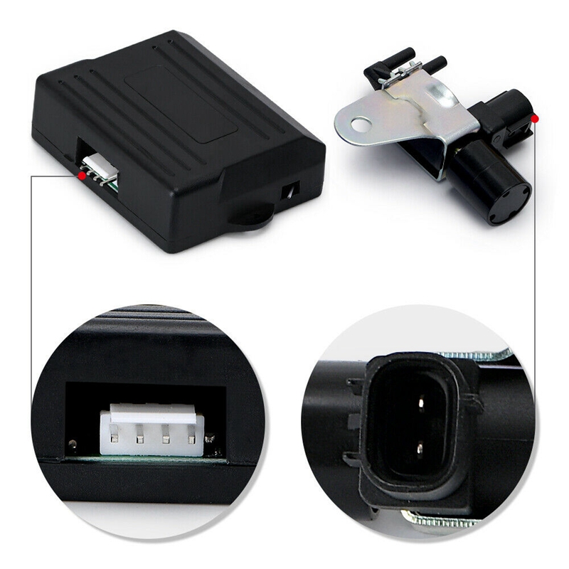 Car Wireless Remote Vacuum Exhaust Shut-Off Valve Vacuum Exhaust Pipe Valve Controller Set Suitable for - BMW-