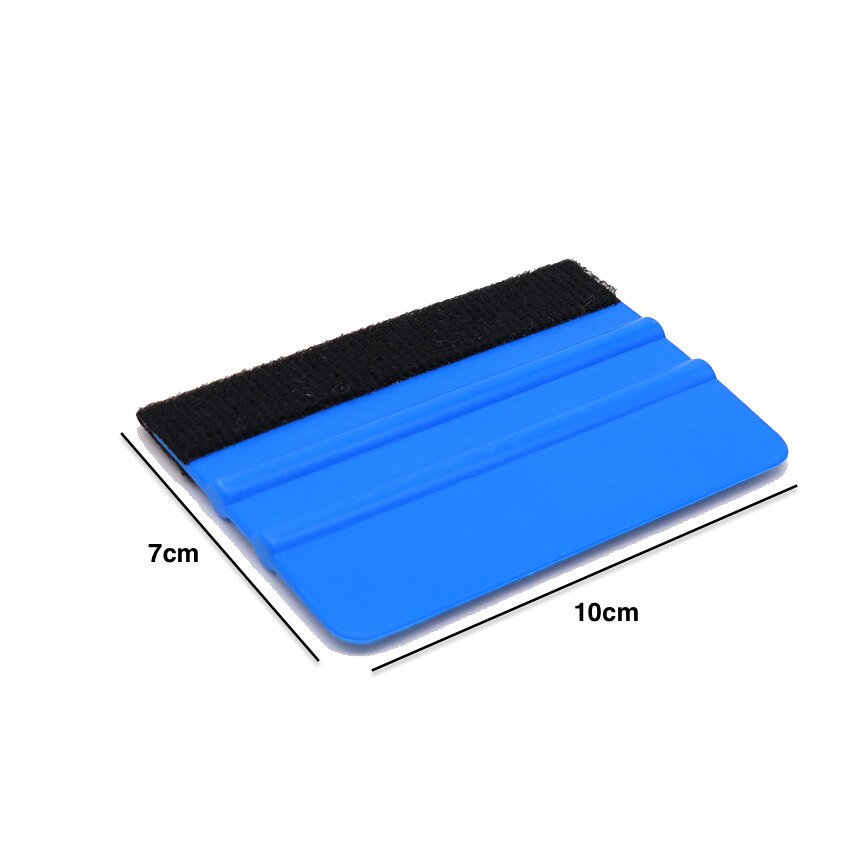 Auto wrap gereedschap kit set blauwe wisser schraper vinyl snijder auto sticker wrappen