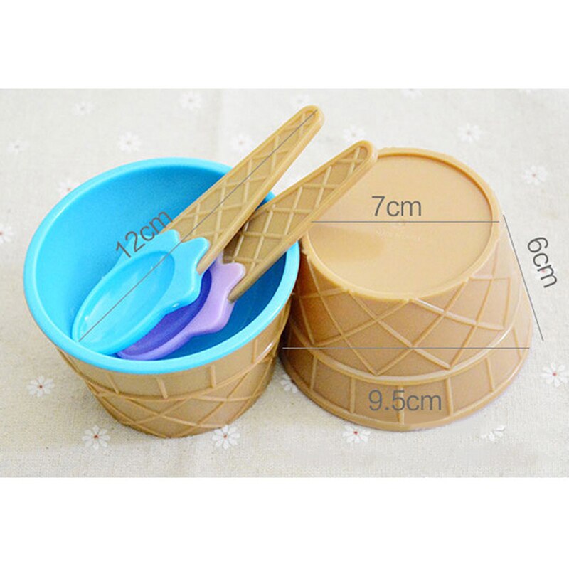 Cuencos de helado para niños, taza, tazón de pareja, , contenedor para postres, cuchara, el mejor para niños
