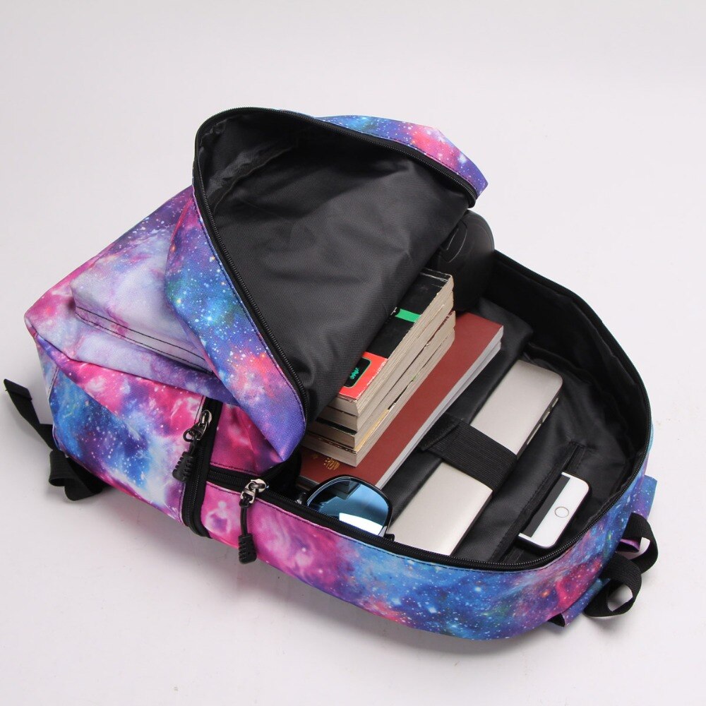 Cartoon Fruits Print Women Backpack Large Capacity Students Travel School Bagpack Avocado Mochila Feminina