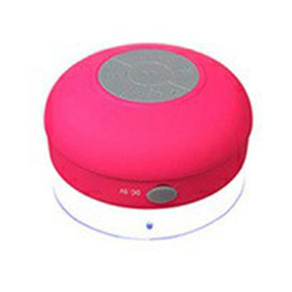 Mini Altavoz Bluetooth portátil impermeable inalámbrico manos libres altavoces, para ducha, baño, piscina, coche, Playa y Outdo: Rojo