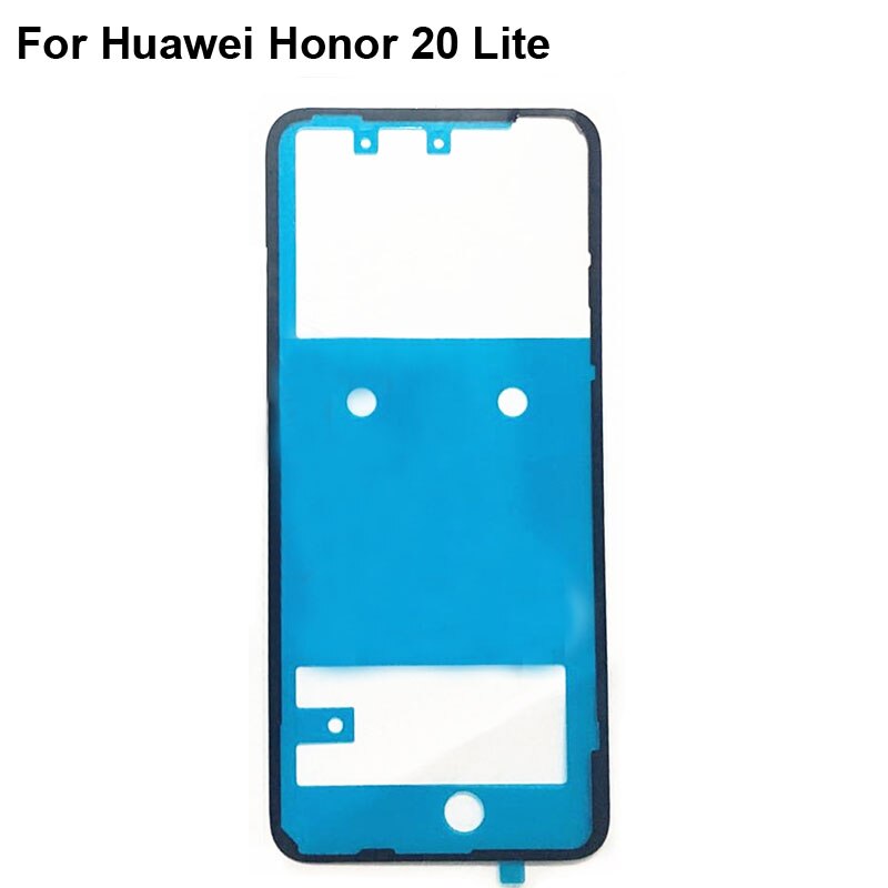 2 peças-adesivo dupla face para huawei honor 20 lite, para tampa e bateria traseira, moldura traseira, 3m, cola 20 lite