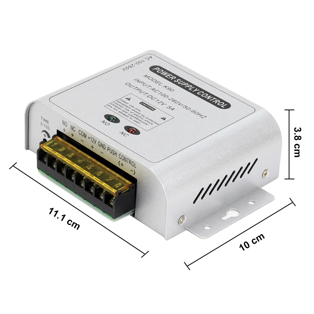 Dragonsview DC12V 5A Voeding Controle Voor Thuis Toegangscontrole Systeem Kit Ondersteuning Elektrisch Slot Magnetisch Slot Video Intercom
