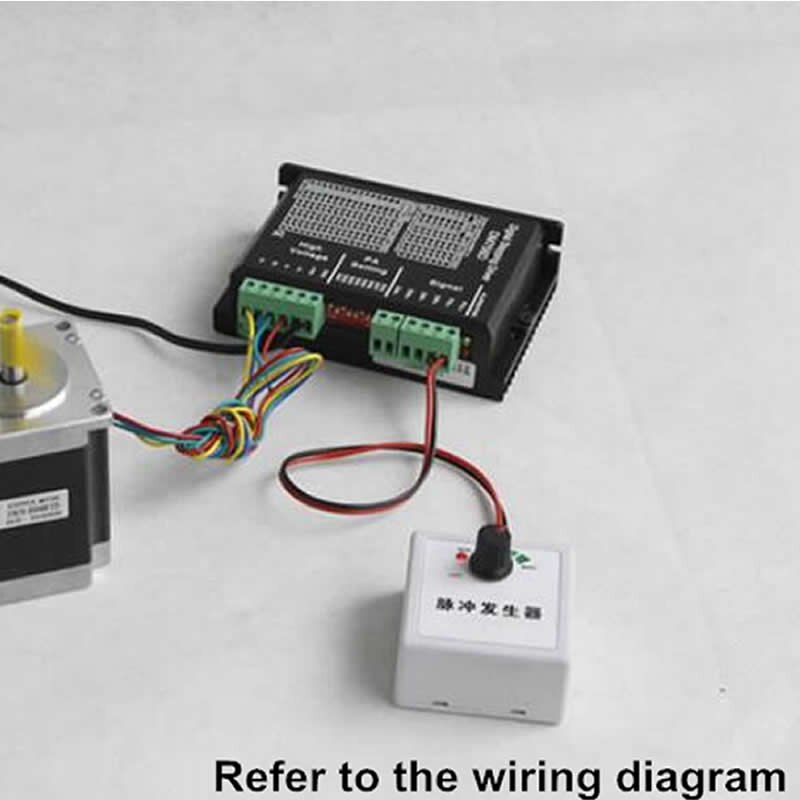 Stepper motor speed pulse generator and pulse speed governor