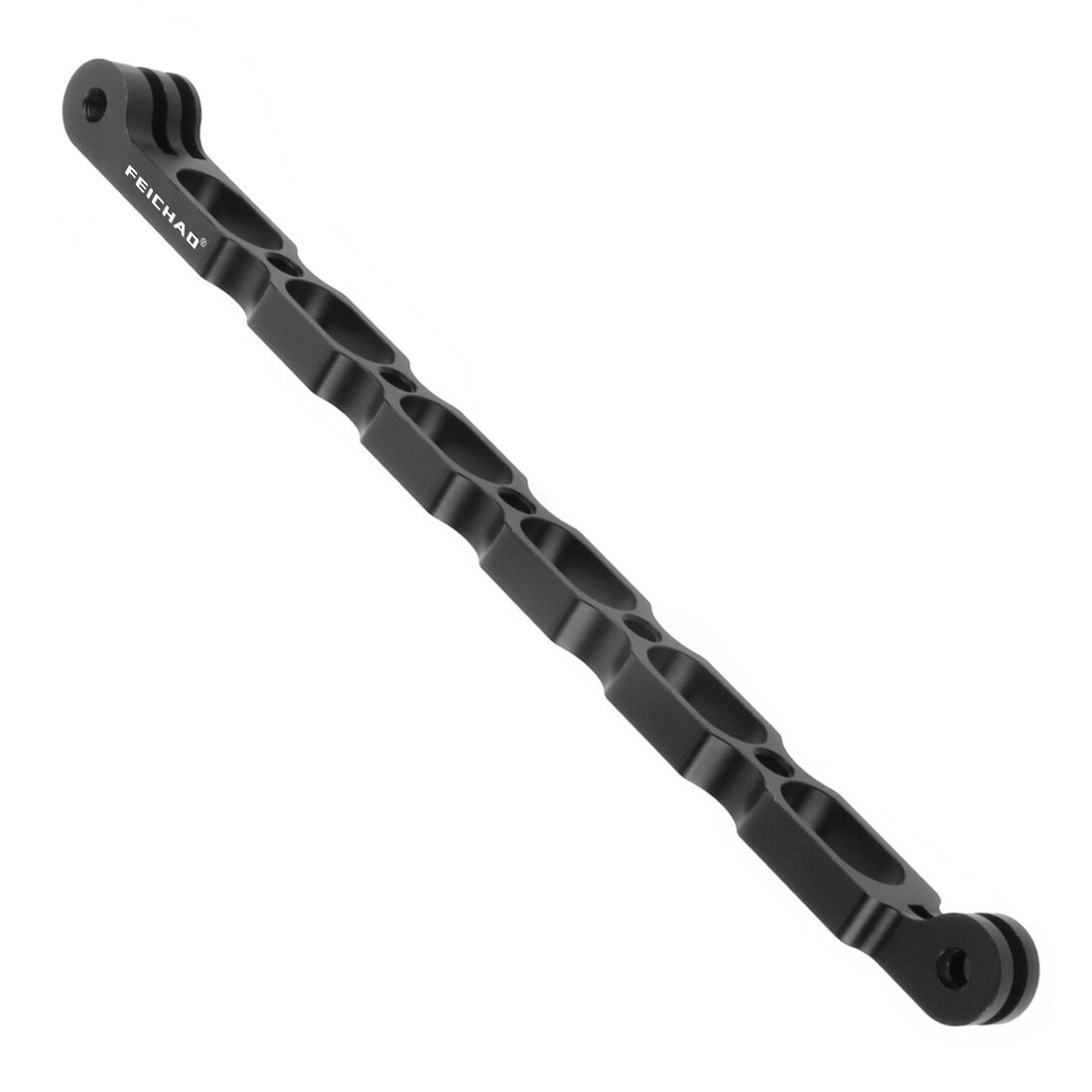 Bras d&#39;extension pour Support de casque, rallonge de 1/4 trous, poignée pour Insta360 One x2, caméra d&#39;action pour Gopro: 22cm Black