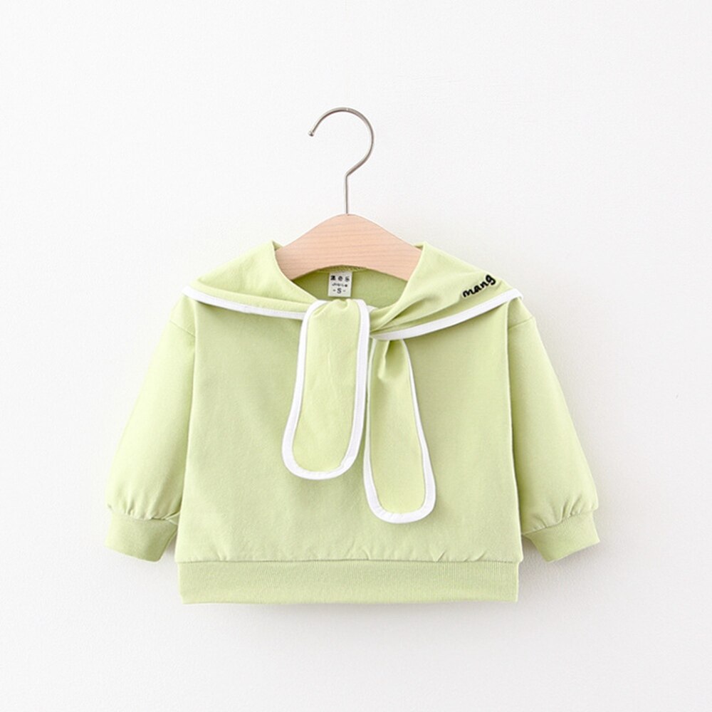 Herfst Meisjes T-shirts Kinderen Kids Baby Zuigelingen Lange Mouw Toevallige Trui T-shirt Tops WT1130