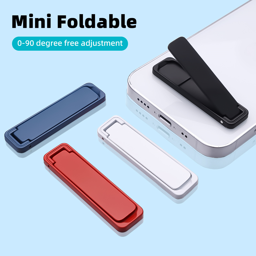 Mini składana metalowa podpórka pod telefon Uniwersalny pionowy poziomy uchwyt na telefon Regulowany uchwyt na biurko do iPhone'a Samsunga