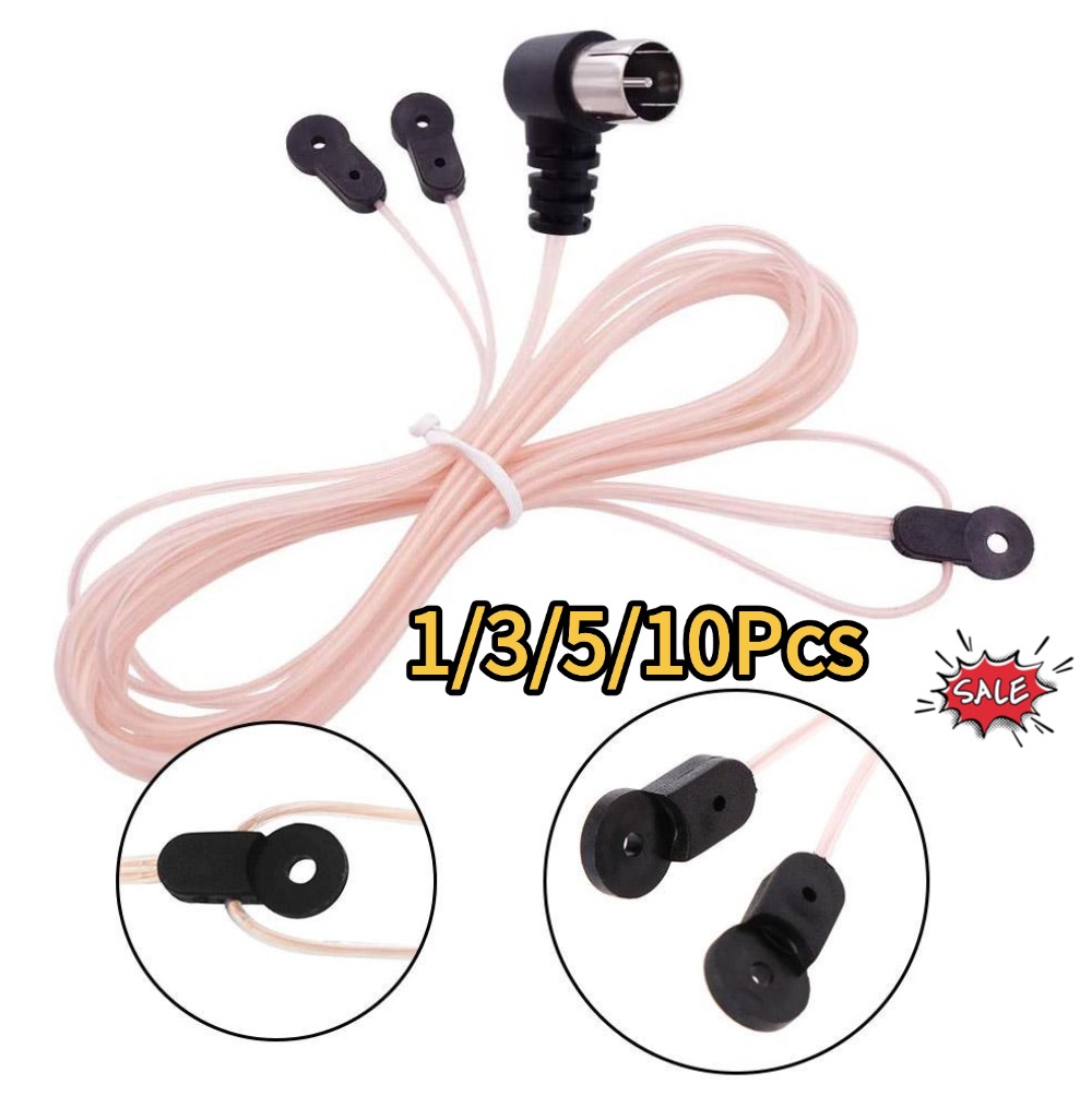 Antena de rádio fm 75 ohm dipolo antena interna hd receptor aéreo pal para f fêmea jack rf coaxial adaptador antena fm para rádio