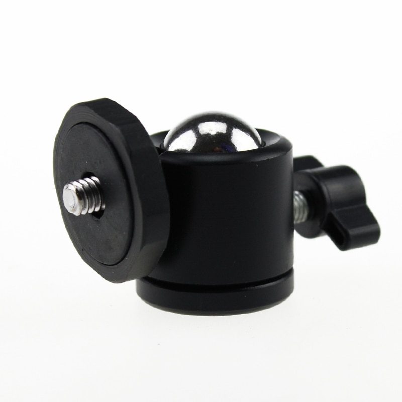 1/4" Mini Tripod Ball Head Flash Bracket Holder Mount Screw for Camera Tripod Flash