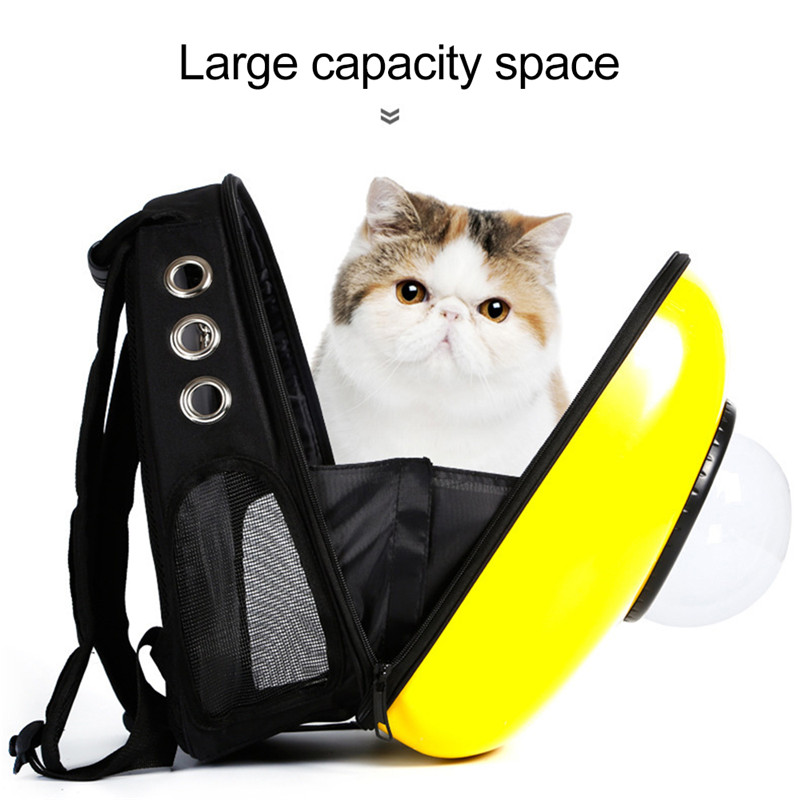 Draagbare reistas voor huisdieren, rugzak, ruimtecapsule, waterdichte handtas, rugzak voor kat en kleine hond, ruimtetas voor huisdieren