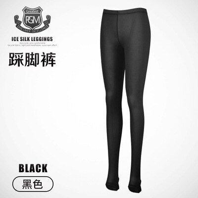 Ropa de Golf para mujer, protector solar para deportes al aire libre, pantalones de fondo de hielo, calcetines de anti UV: Black
