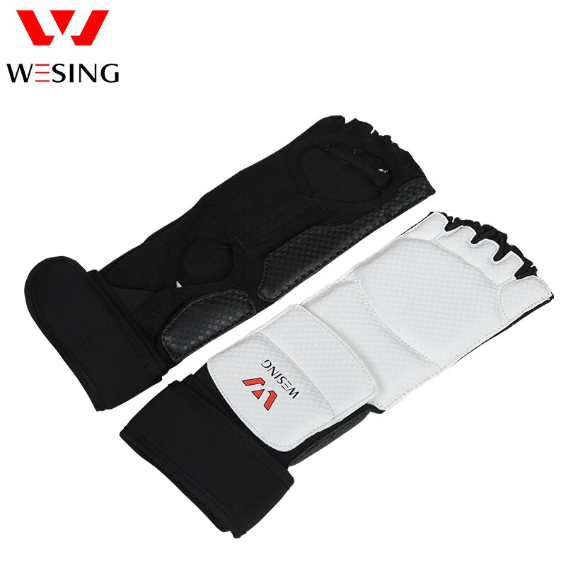 Wesing Taekwondo protector del empeine guantes para la formación de la competencia protector para Taekwondo artes de las mujeres de los hombres