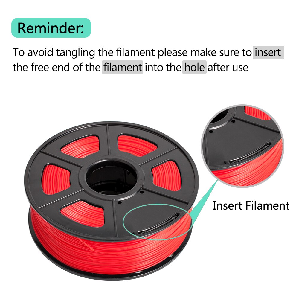 Sunlu 3d filament abs filament 1.75mm fabrikant multi-kleuren 1kg plastic spoelen 3d printerfilament impressora 3d filament
