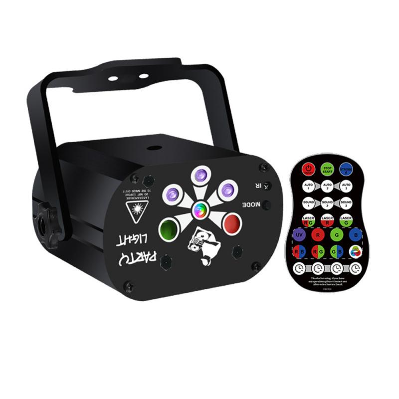 UV Mini Stage Light Strange Projection Light 120 Patterns Mixed LED Dream Rotating Flash DC5V/1A~2A Projection Lamp: Rechargeable