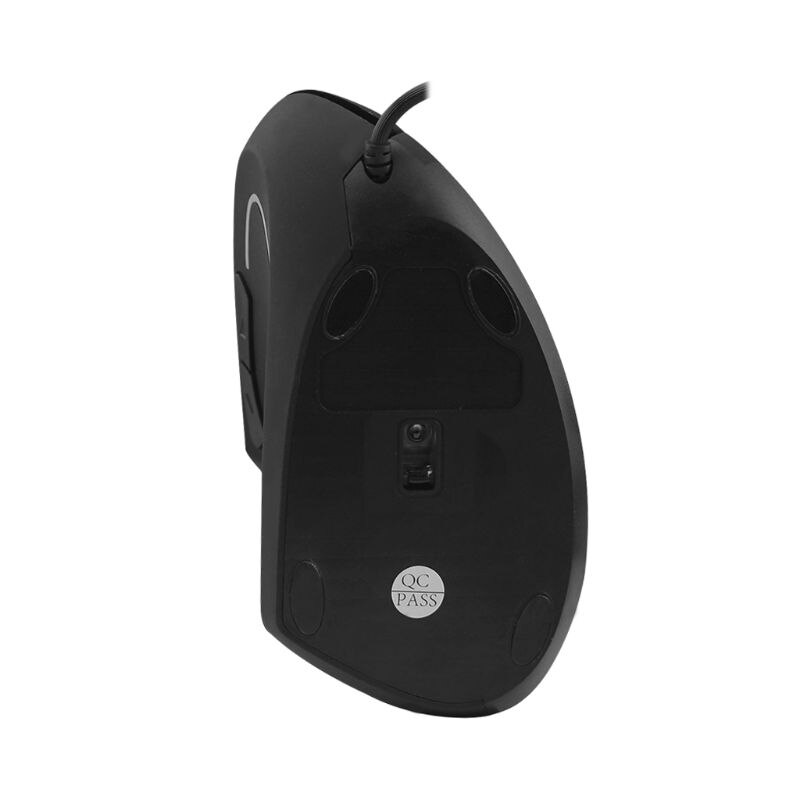 Przewodowa lewa ręka pionowa mysz ergonomiczna mysz do gier 800 1200 1600 DPI optyczne USB nadgarstek zdrowe myszy Mause na komputer stancjonarny