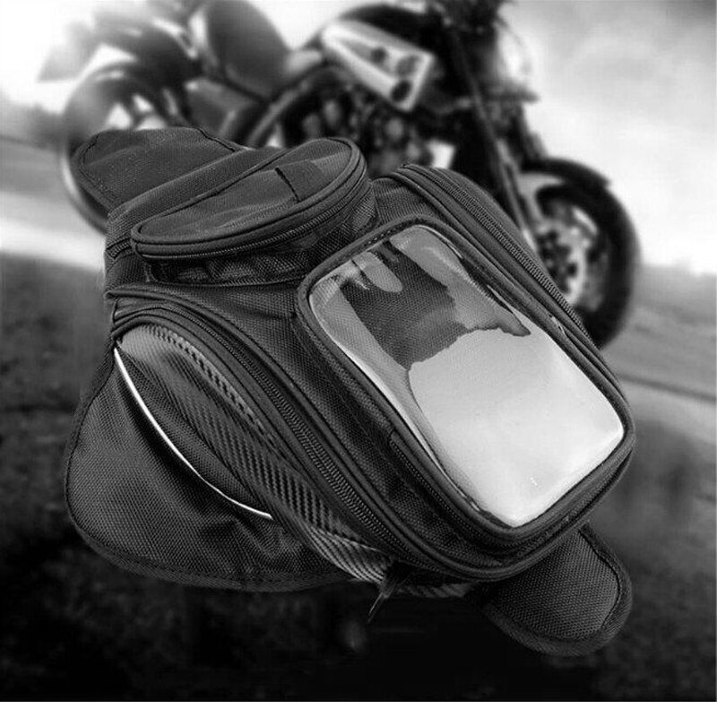 Grote motor tanktas, magnetische motor olie brandstoftank, motor zadeltas, motor tas