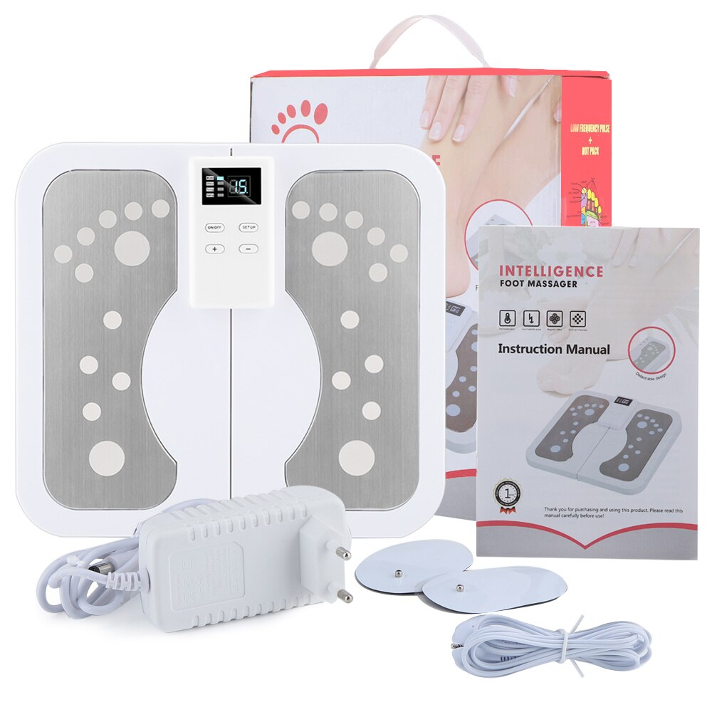 Electric Foot massage Pad Folding Foot Massager Remote Control Foot Massage Instrument Machine Low Frequency Pulse Physiotherapy