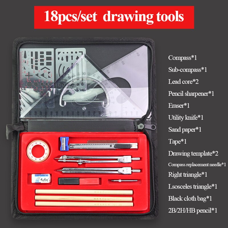 SP-260 Machinery Combination Plotter Drawing Compasses Set Architecture Engineering Civil Engineering Drawing Tools