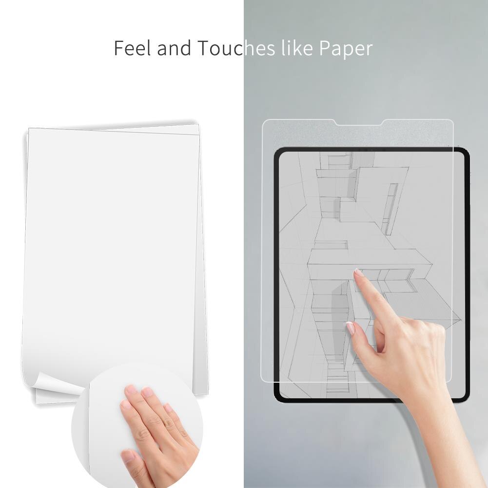 Matte PET Paper Like Film For iPad 10.9 Air4 6th 9.7 7th 10.2 Air 3 10.5 Mini 5 Pro 11 12.9 Screen Protector Anti Glare Painting