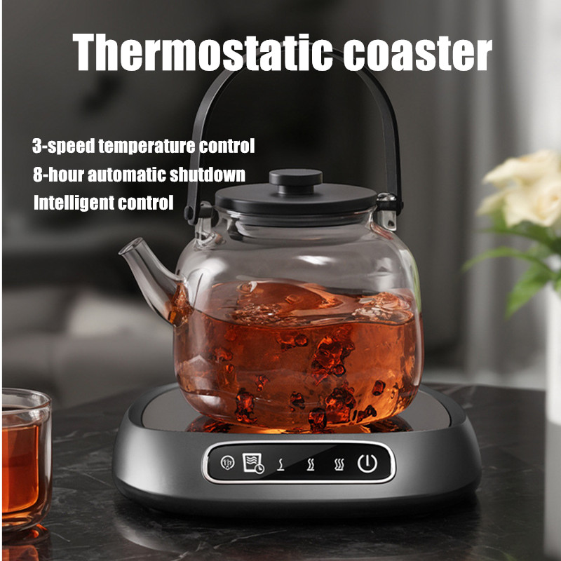 2025 porta-copos de aquecimento termostático usb porta-copos de aquecimento doméstico ajuste de 3 velocidades aquecimento 55 graus temperatura constante