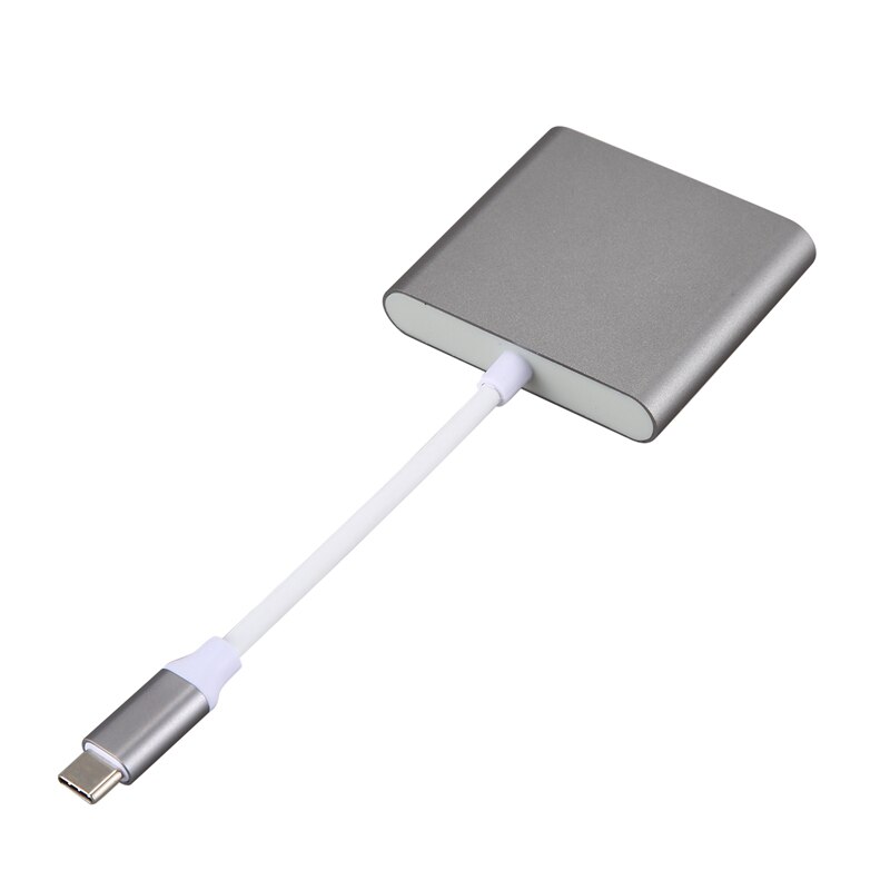 Adaptador USB-C HDMI USB Tipo C A HDMI kabel USB C HDMI 4K USB-C 3 Hub Para dla Apple Aire