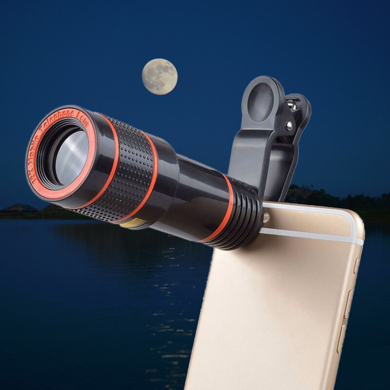 12X Zoom Telescope Lens Telephoto Mobile Phone Camera Len for iPhone Sumsung Pop Mobile Phone Lens