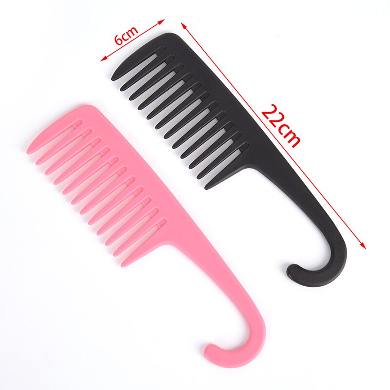 Wide Large Tooth Combs Reduce Hair Loss Comb Pro Hairdress Salon Dyeing Styling Brush Tools 2 Colors