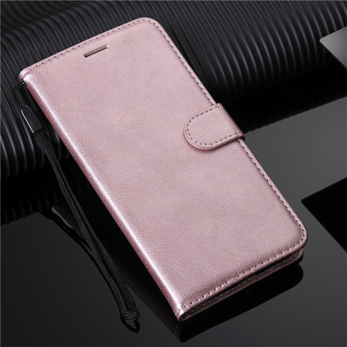 Voor Samsung Galaxy J2 Core Telefoon Etui Op Voor Fundas Samsung J2 Core J260 SM-J260F Case Luxe Flip Lederen Portemonnee cover Coque: Roze