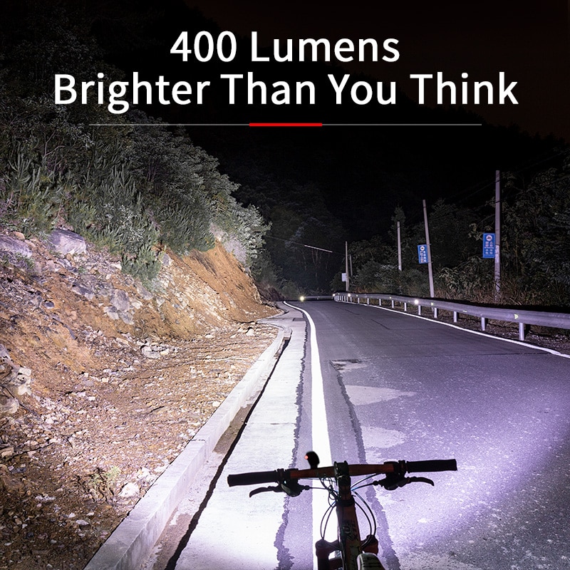 ROCKBROS 800 Lumen Bike Headlight High Power Bicycle Handlebar Front Lamp Waterproof Rechargeable LED Flashlight Cycling Light