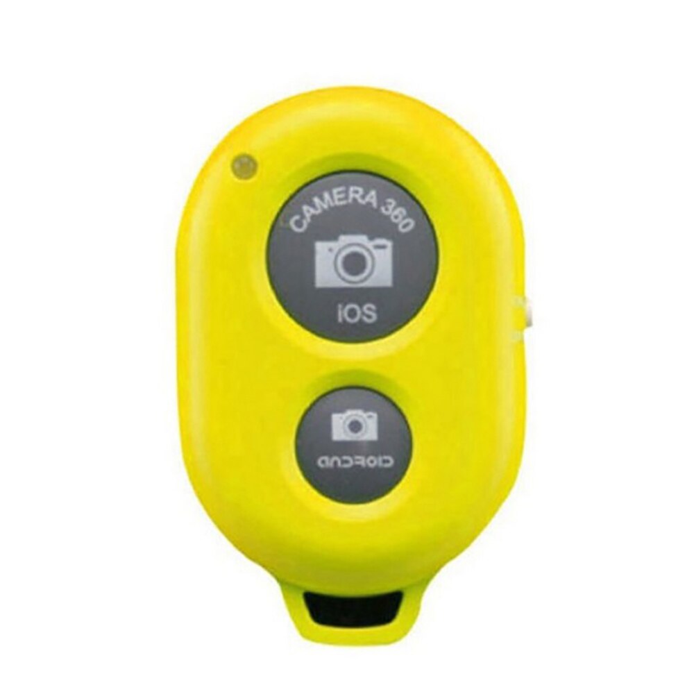 Remote Shutter Release for Phone Wireless Control for Monopod Photo Camera Shutter Button Bluetooth-compatible Remote: Yellow