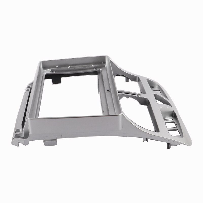 Dobbel din abs plast trim fascia ramme for peugeot 307 refit 9 tommers bil android radio navigator dvd montering dashbord