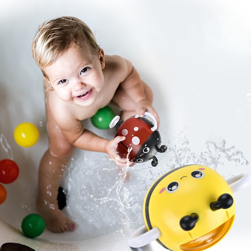 Bad Tijd Speelgoed Cartoon Douche Bee/Lieveheersbeestje Sprinkler Voor Baby Zwembad Strand Spelen