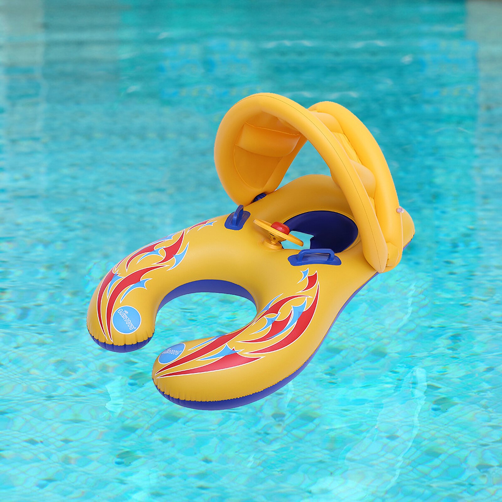 Baby Kids Zwemmen Ring Opblaasbare Peuter Float Trainer Zwembad Water