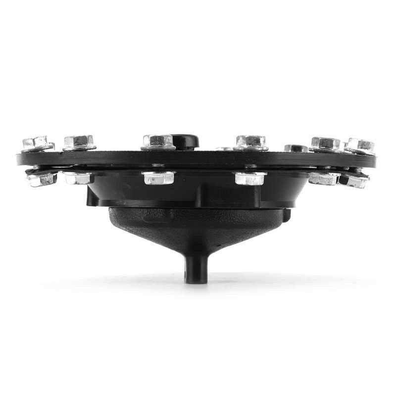 Fuel Cell Gas Tank Filler Cap Twist Cover Fitting Flame Resistance with Nut Bolt Universal Gas Tank Filler Plate