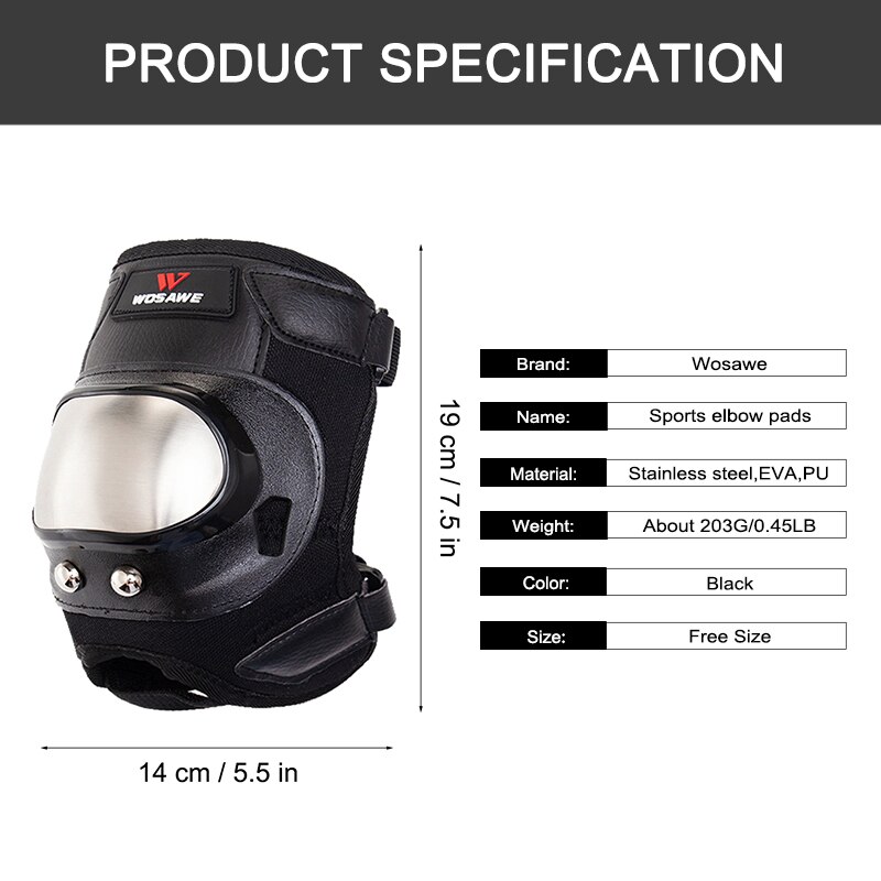 WOSAWE Adult Motorcycle Knee Pads Protector Downhill Protective Gear Guard Snowboard Ski Off Road MTB Elbow Protection Suit