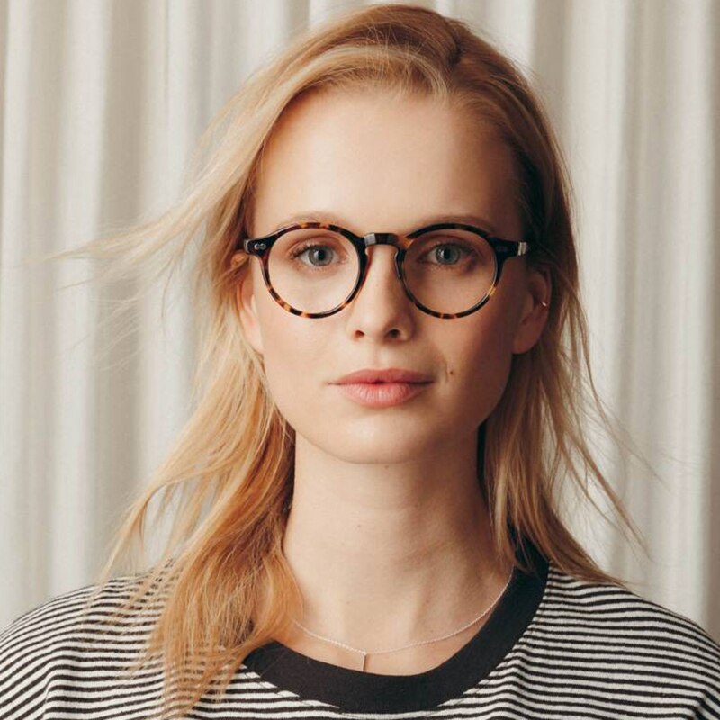 original MILTZEN retro optical eyewear acetate round glasses frame for men and women myopia reading eyeglasses