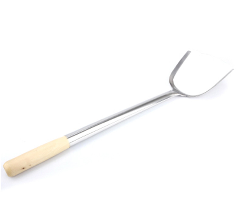 big long spatula shovel chef cooking cocina utensilios Kitchen Utensil Handle full Stainless Steel Metal Turner Soup Spoon wok