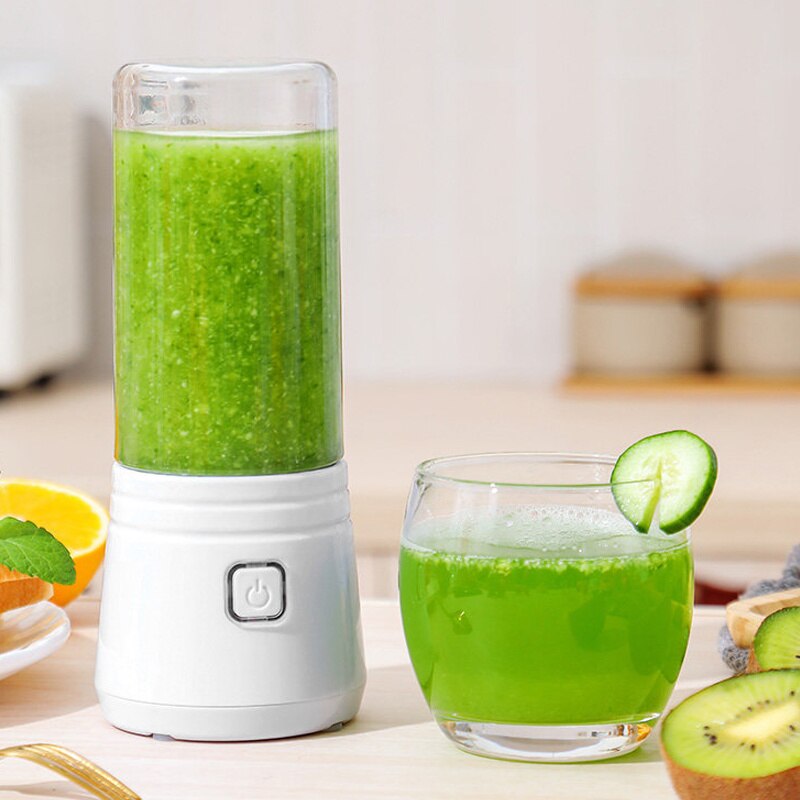 Handheld Wireless Electric 6 Blender Portable Juicer USB Rechargeable Fruit Mixer Cup Smoothie Maker Juicer Cup Food Processor