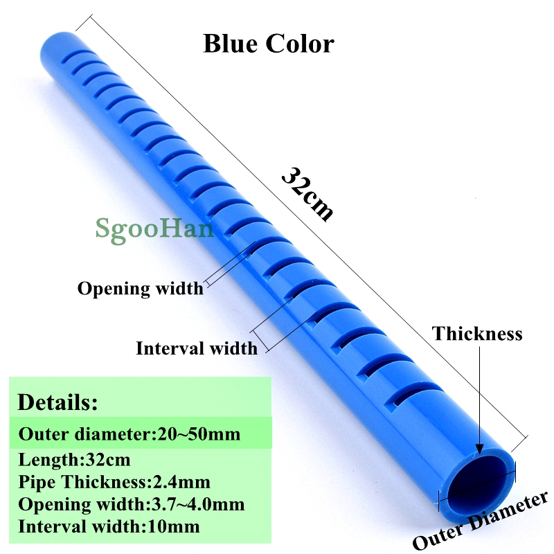 1Pc 20 ~ 50mm PVC Aquarium Aquarium Belüftung Rohr Ablauf Sintflut Regen Rohr Garten Tropf Wasser Downcomer prozess-rohr Filter Zubehör: Braun / 3/4''