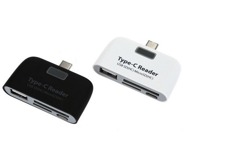 Mobiele Telefoon Kaartlezer Type-C USB2.0 U Disk Voor Macbook Kaartlezer Otg Tf Sd Kaartlezer