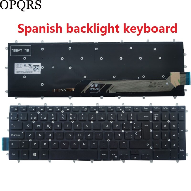 for Dell Inspiron 17 5765 5767 5770 5775 7790 7590 5765 5767 5770 Russian RU/UK/US/Spanish SP/Latin LA/Brazil BR laptop Keyboard