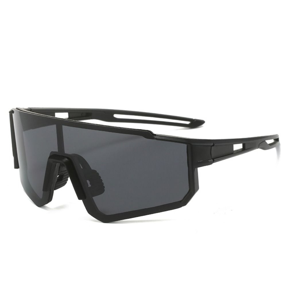 Uv400 cykelsolglasögon personliga hd-linser vintage uv-resistenta cykelglas överdimensionerade vindtäta utomhussportglasögon motocross: Vit